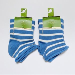 NWT✨ kate spade periwinkle ankle socks (set of 2)